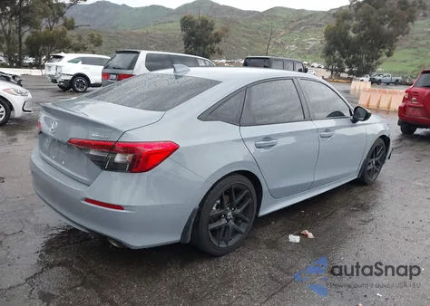 2024 Honda Civic Sport z USA, uszkodzony, nr VIN 2HGFE2F58RH546386